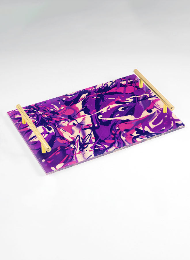 Decorative Acrylic Serving Tray -LWHATSG-Y97 (6622850842720)