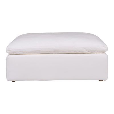 Clay Ottoman Livesmart Fabric Cream - Al Rugaib Furniture (4583261896800)