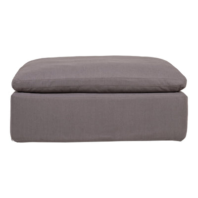 Clay Ottoman Livesmart Fabric Light Grey - Al Rugaib Furniture (4583238991968)