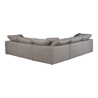 Terra Condo Classic L Modular Sectional Livesmart Fabric Light Grey (4732400599136)