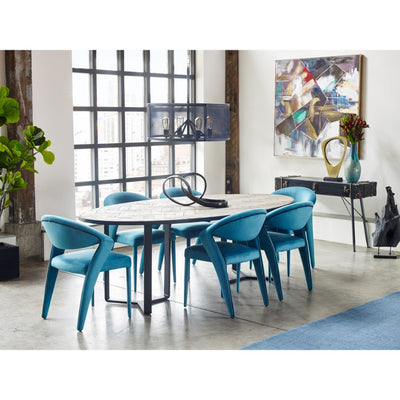 Teardrop Base Blue - Al Rugaib Furniture (4695152394336)