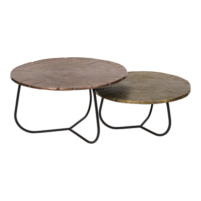 Cross Section Table Set Of 2 - Al Rugaib Furniture (4568059609184)