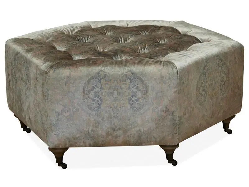 Accent Cocktail Ottoman (Regal Summer) Ottomans| Magnussen