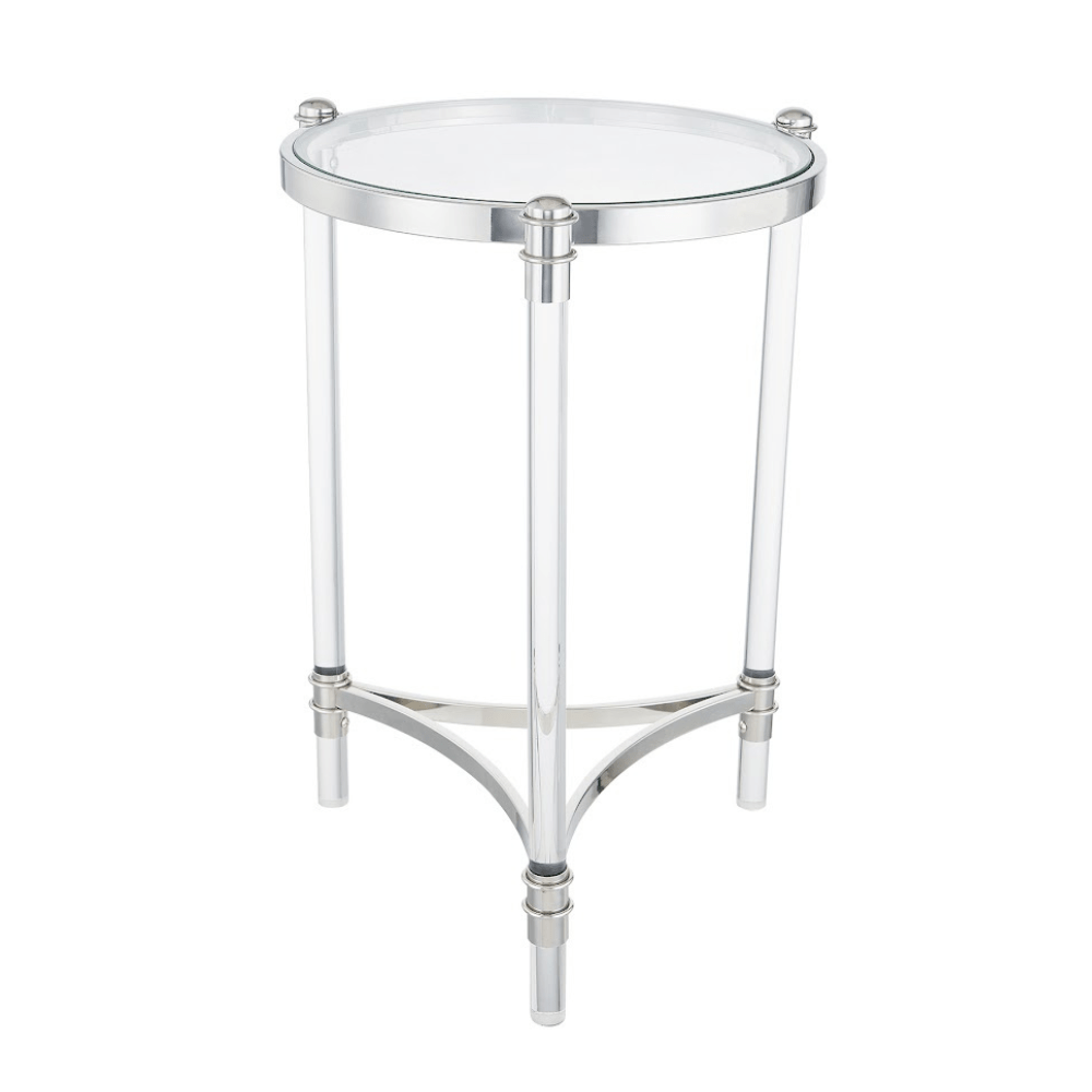 Acrylic Accent table Shinny sliver Accent & End Tables| Roots Furniture