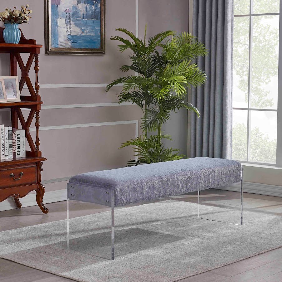 Acrylic stool Benches| Roots Furniture