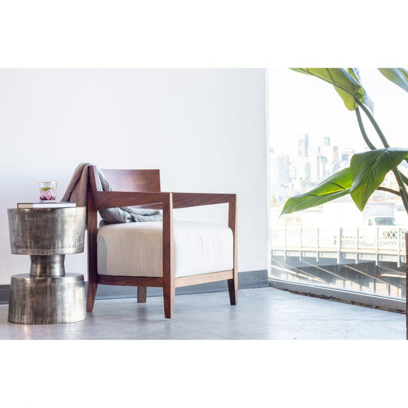 Volta Arm Chair Cream White - Al Rugaib Furniture (4583211303008)