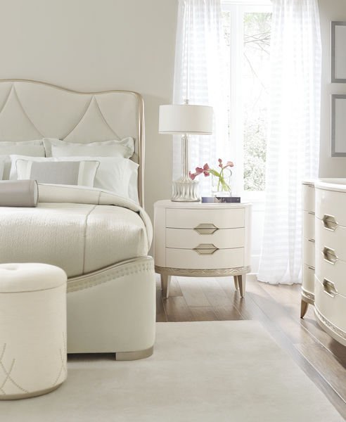 Adela - Oval Nightstand Nightstands| Caracole
