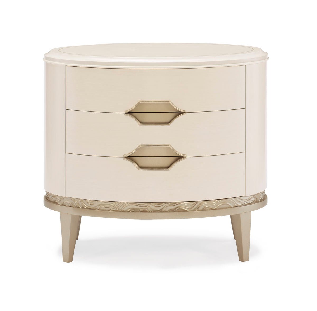 Adela - Oval Nightstand Nightstands| Caracole