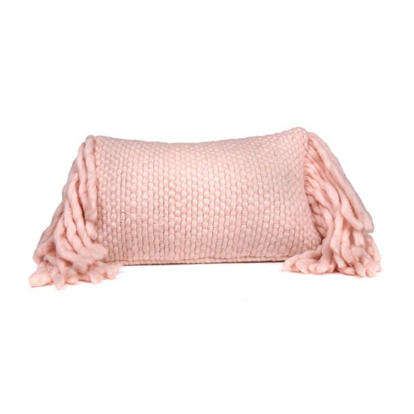 Afrino Wool Blush Pillow Pillows| TOV