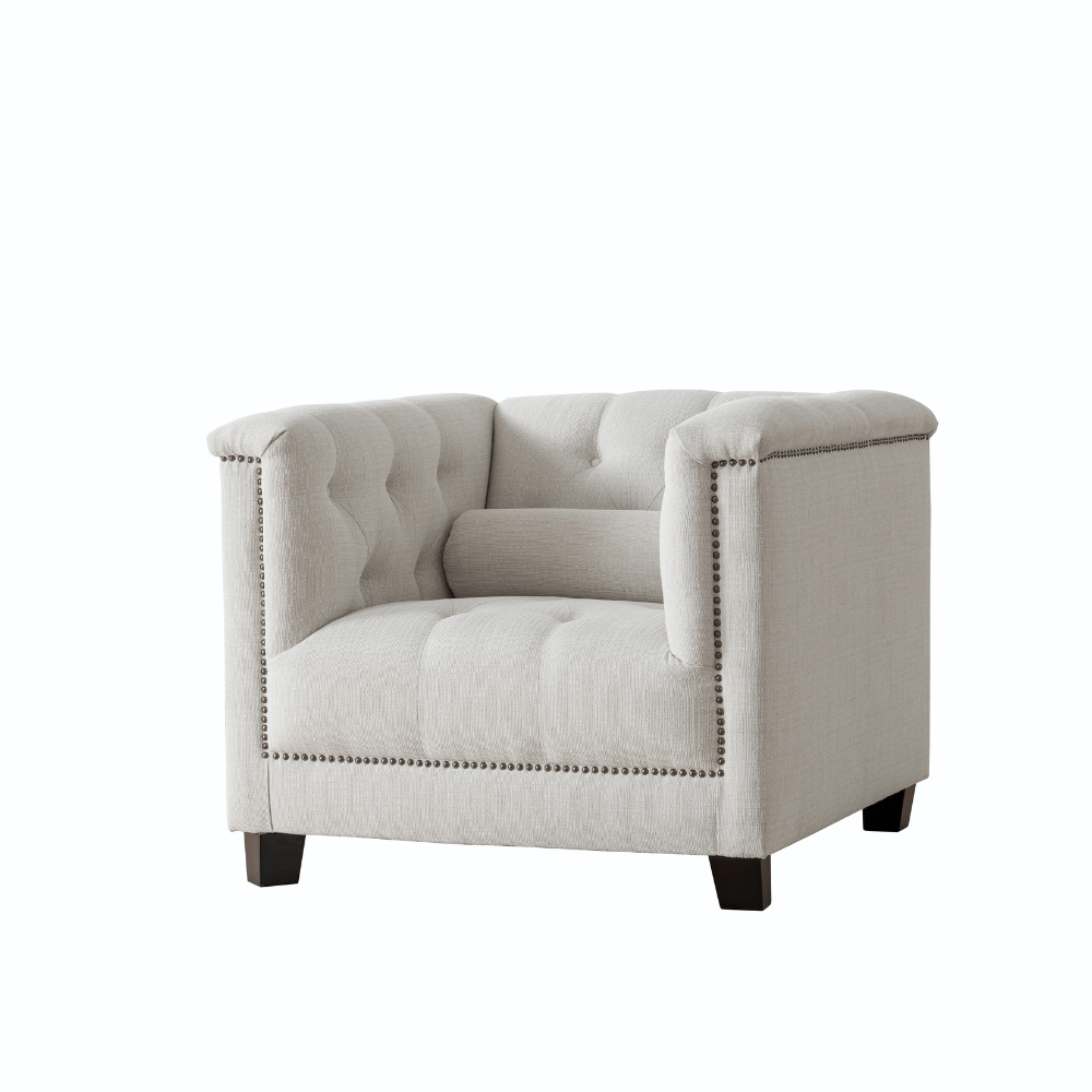 Alabid Linen off-White Chair Chairs| Roots Furniture