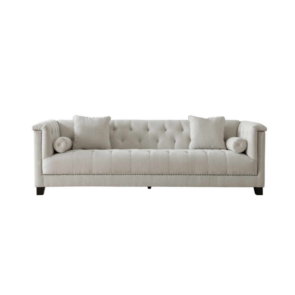 Alabid Linen off-White Sofa (216cm) Sofas & Loveseats| Roots Furniture