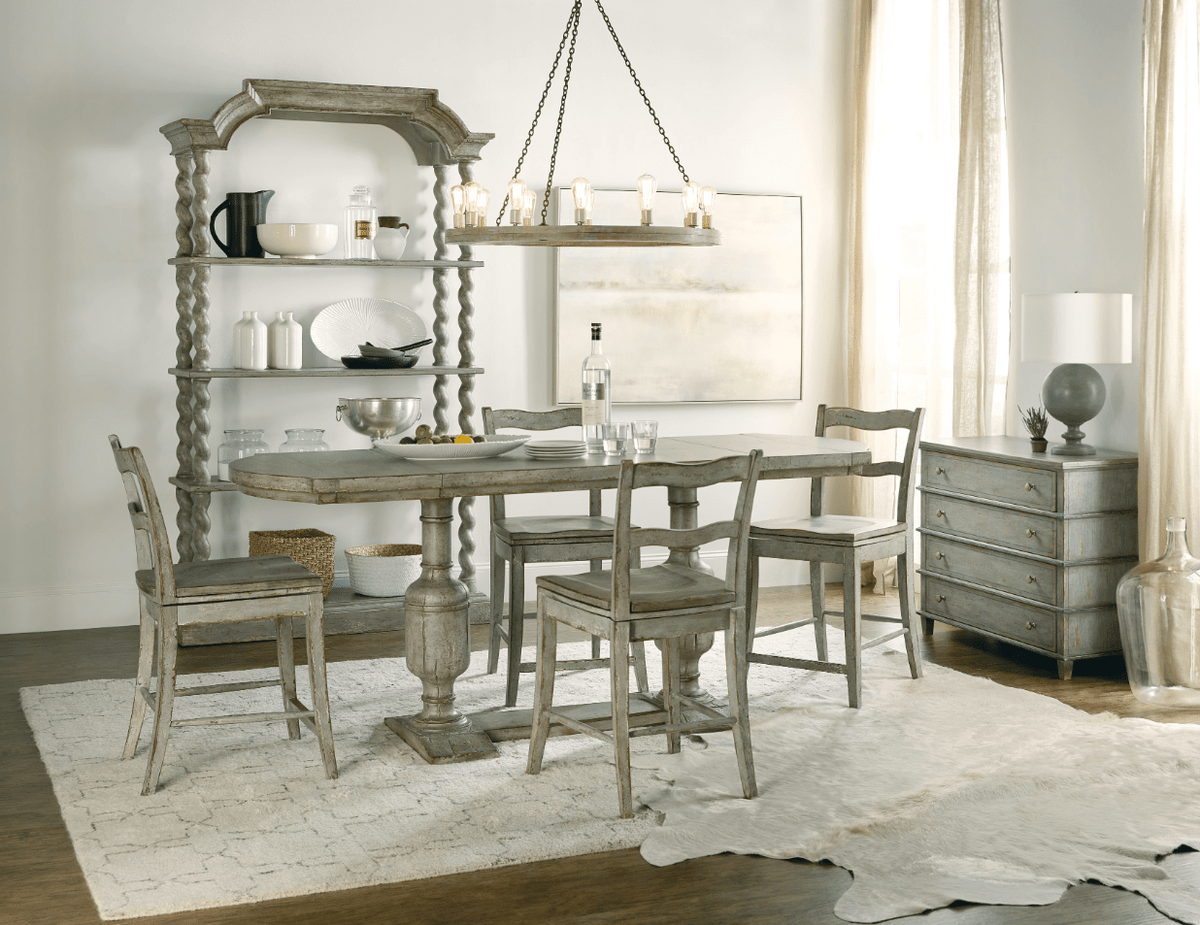 Alfresco La Riva Ladder Back Swivel Counter Stool Chairs| Hooker