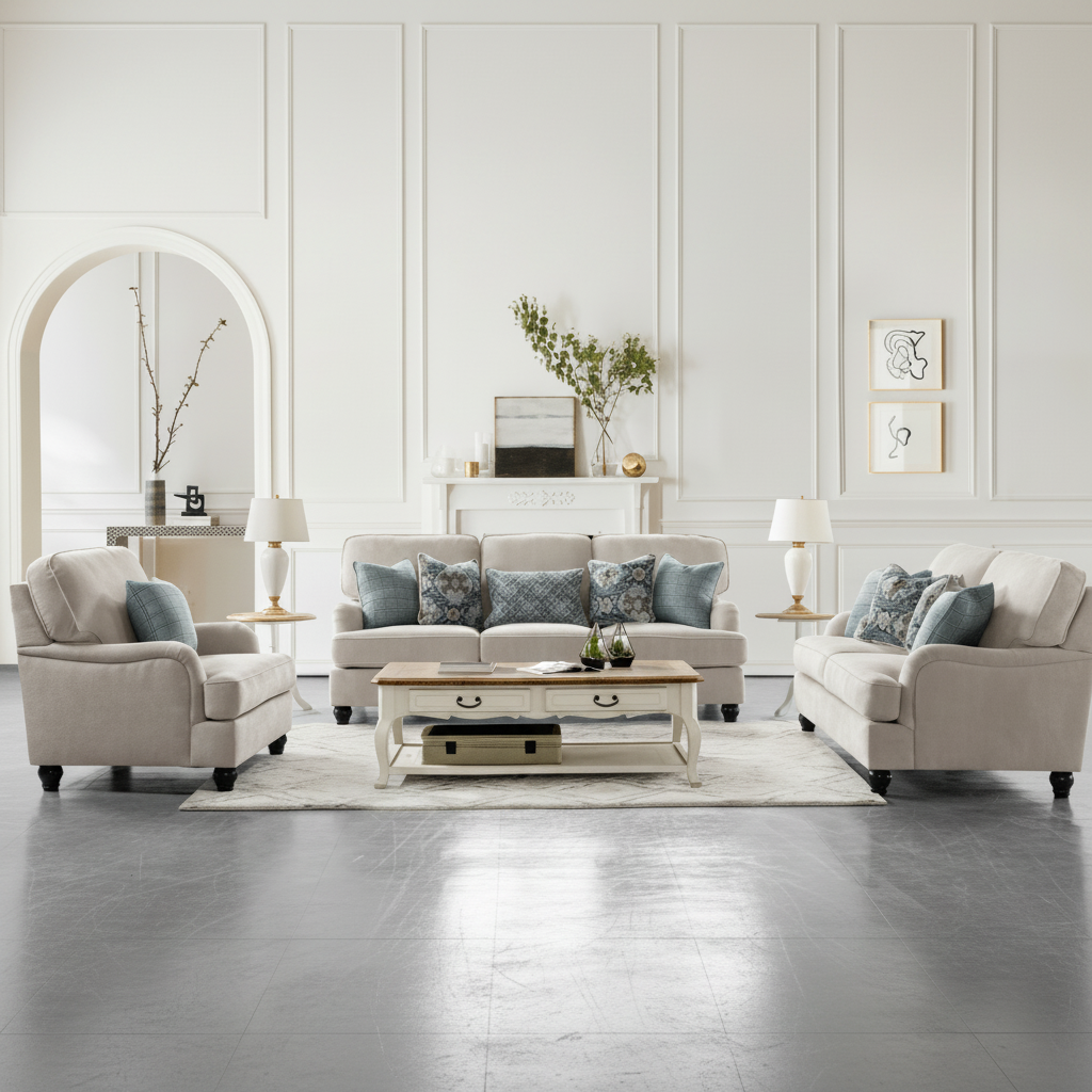 Alma Beige Living Room Set Living Room Sets| Roots Furniture