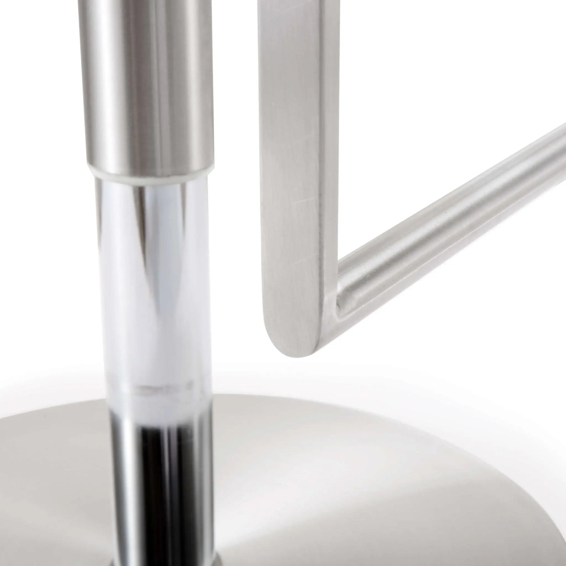 Amalfi White Steel Adjustable Barstool Counter Stools| TOV