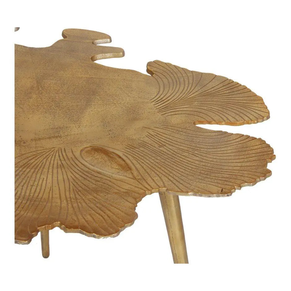 Amoeba Side Table Gold Accent & End Tables| Moe's Home