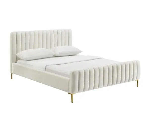 Angela Cream Bed in King Beds| TOV