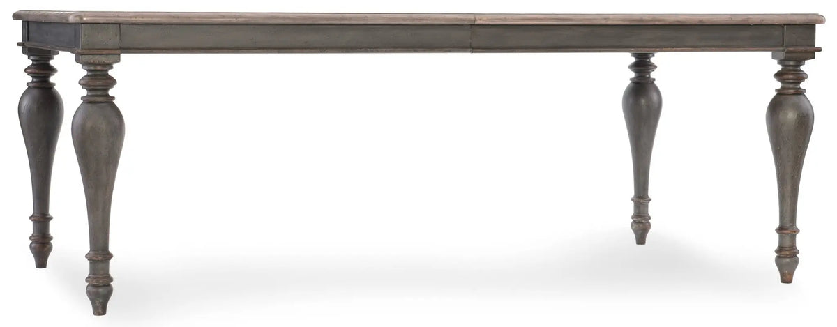 Arabella Rectangle Leg Table w/2-20 in leaves Accent & End Tables| Hooker