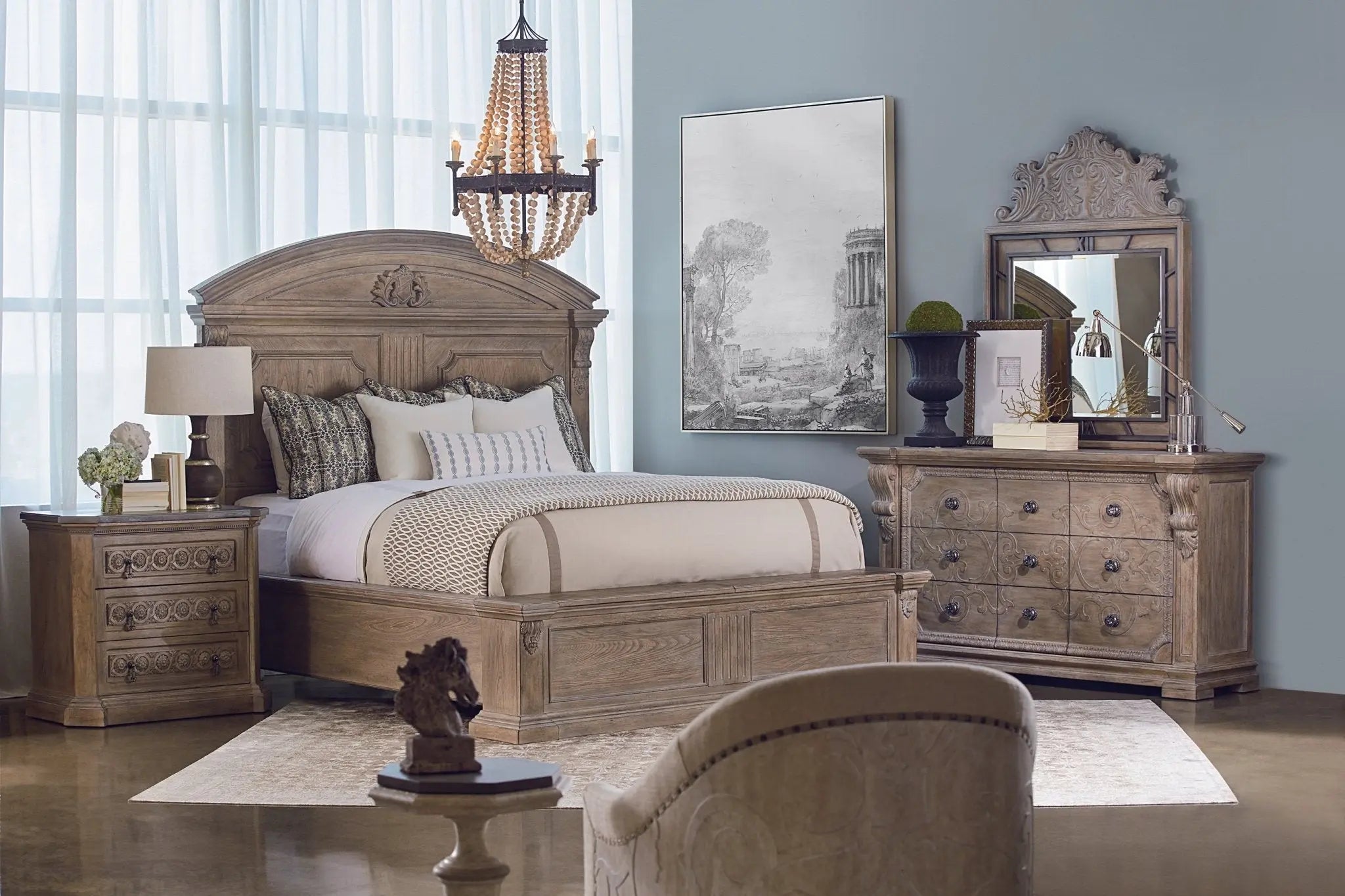 Arch Salvage Gabriel Bedside Chest Nightstands| A.R.T. Furniture
