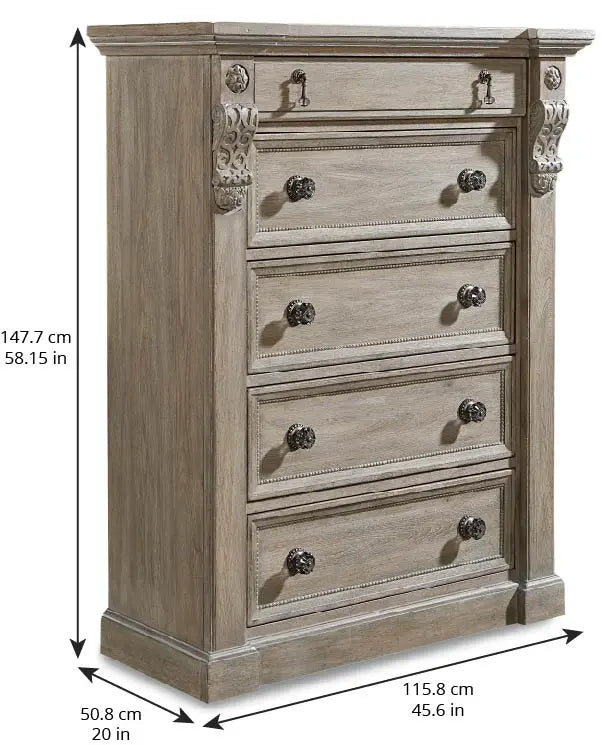 Arch Salvage Jackson Drawer Chest Cabinets & Chests| A.R.T. Furniture