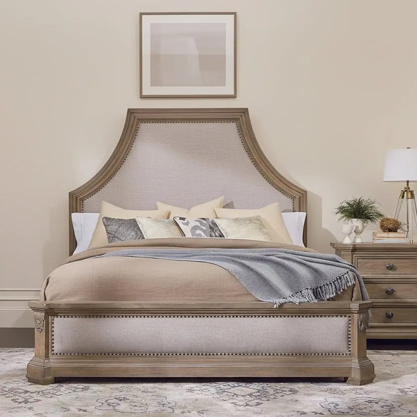 Arch Salvage Little Bryce King Upholstered Bed Beds| A.R.T. Furniture