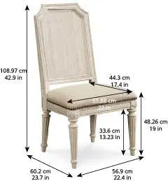Arch Salvage Mills Side Chair Chairs| A.R.T. Furniture