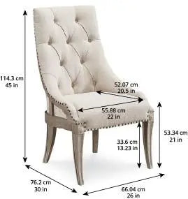 Arch Salvage Reeves Host Chair Chairs| A.R.T. Furniture