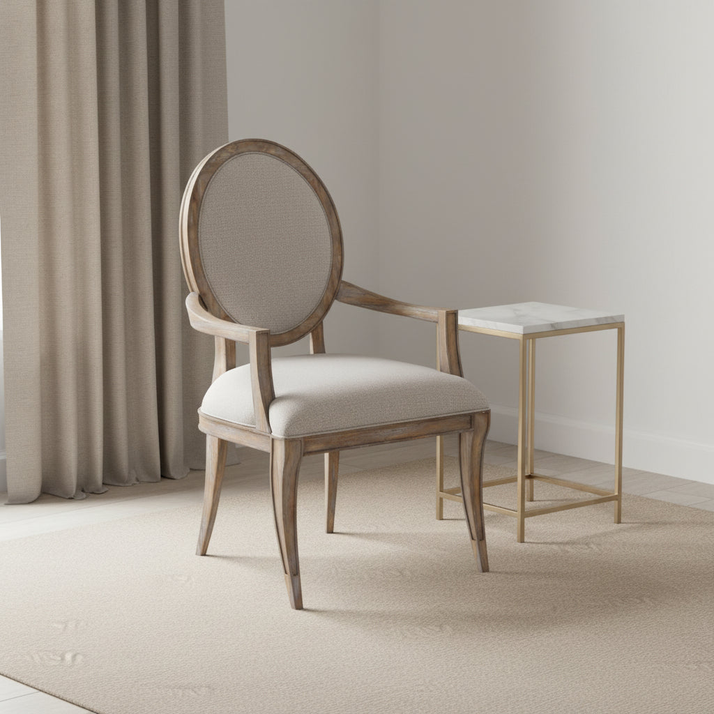 Architrave Oval Arm Chair Chairs| A.R.T. Furniture