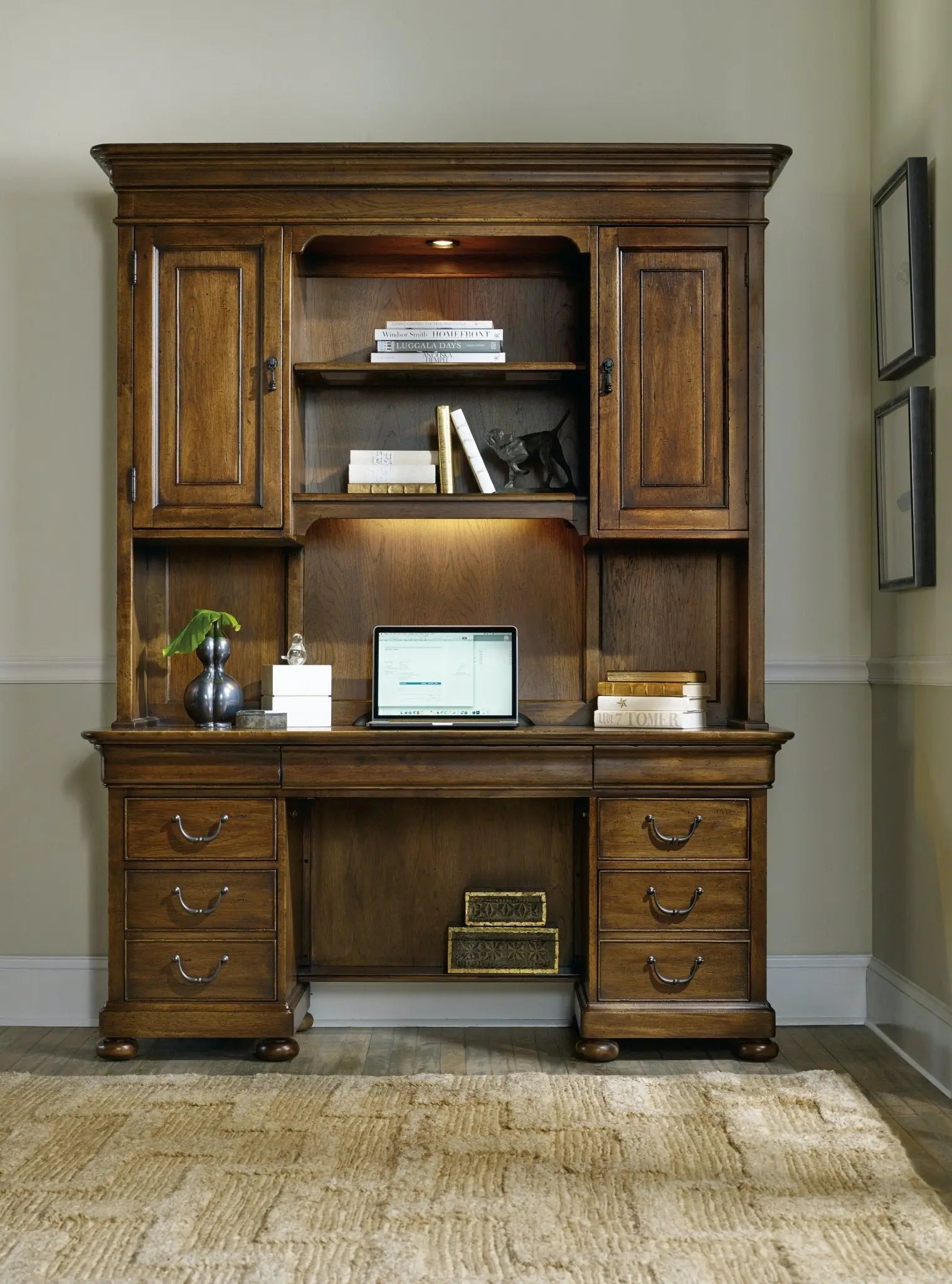 Archivist Computer Credenza Consoles & Sideboards| Hooker