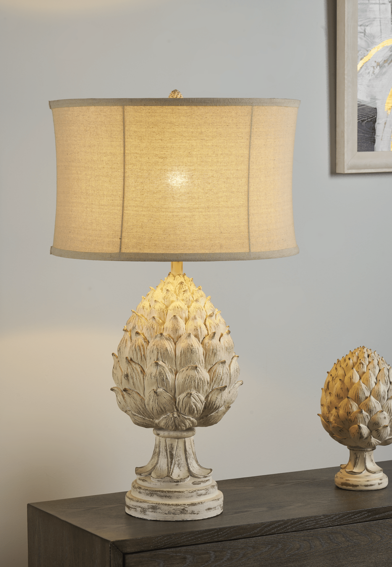 31.5" Artichoke Finial Table Lamp Table Lamps| Crestview