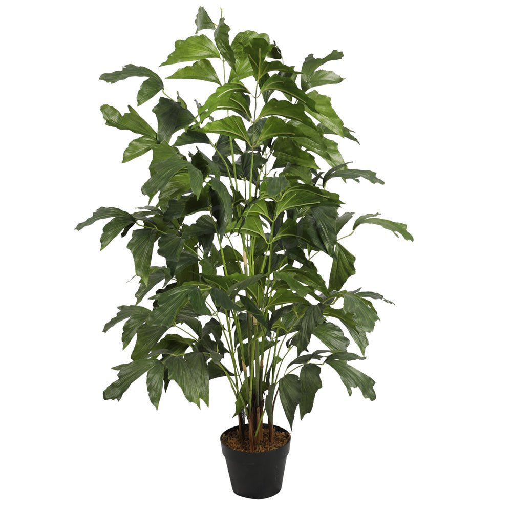 Artificial Fish Tail Palm Tree 120CM 5 Trunks 9 Leaves Plants| Roots Furniture
