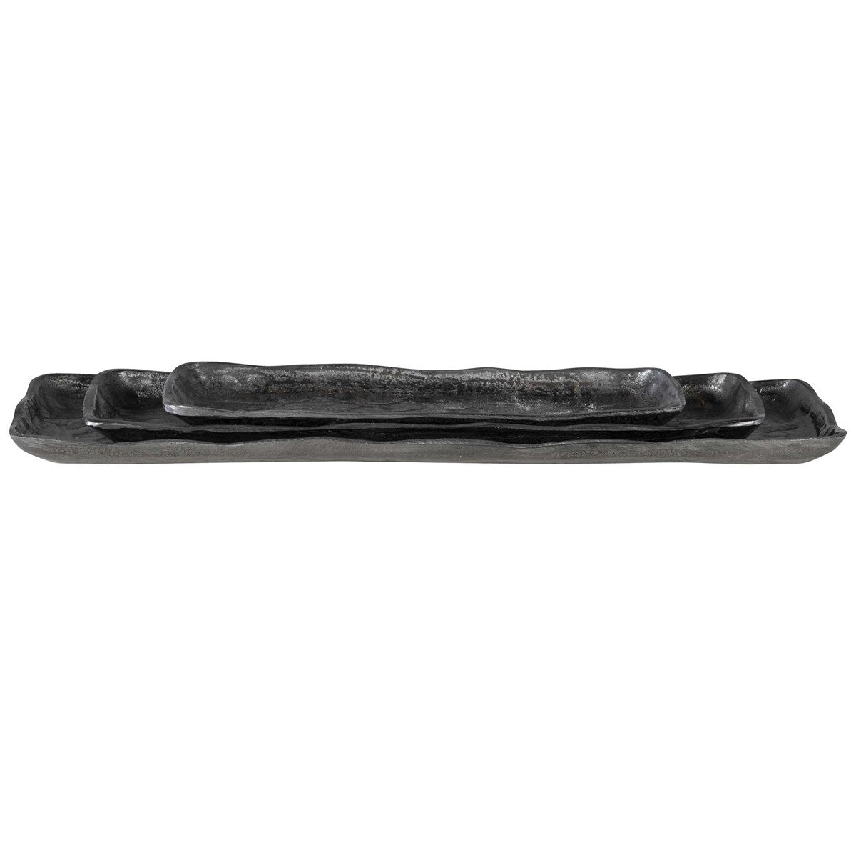 Artisan Trays, Antique Nickel, S/3 Tray| Uttermost