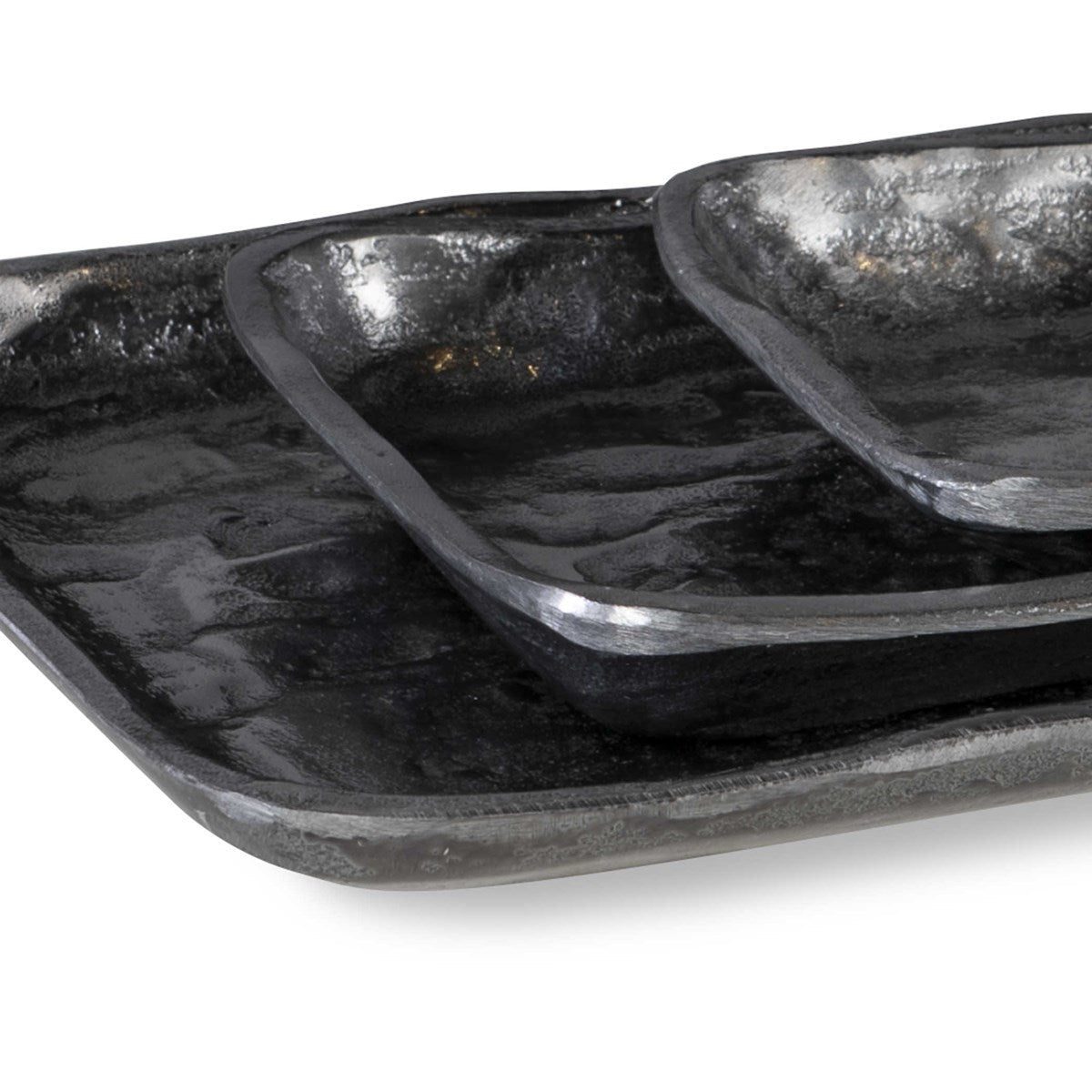 Artisan Trays, Antique Nickel, S/3 Tray| Uttermost