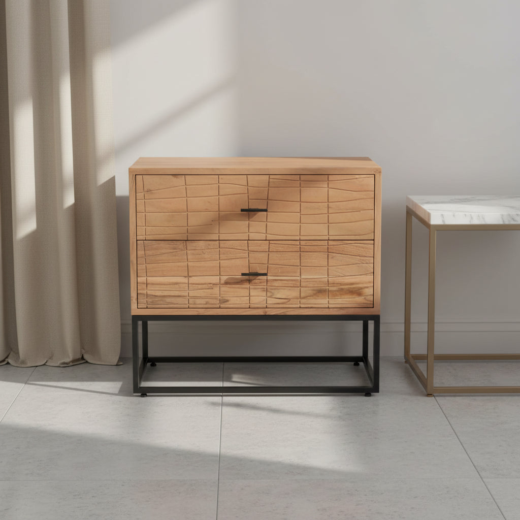 Atelier Nightstand Natural Nightstands| Moe's Home