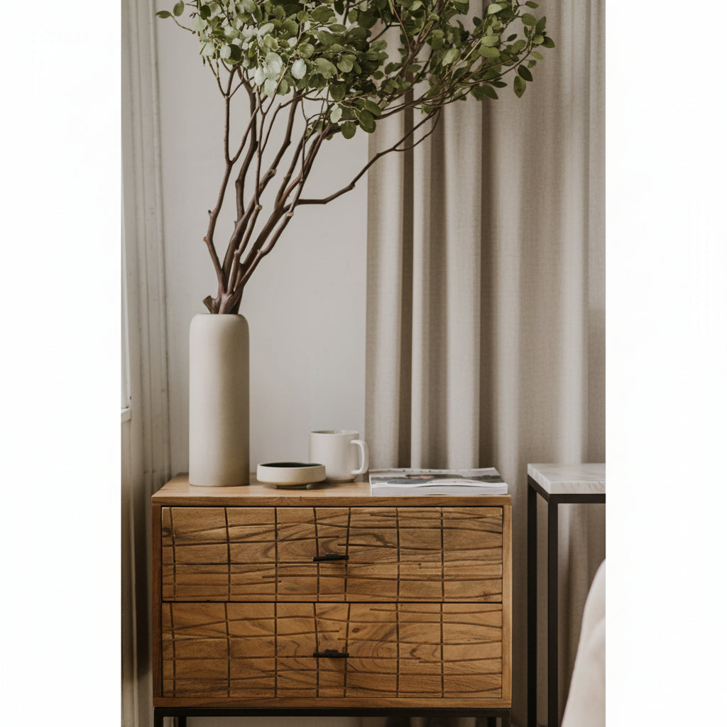 Atelier Nightstand Natural Nightstands| Moe's Home