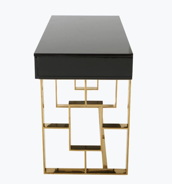 Audrey Grey Lacquer Desk Dressers| TOV