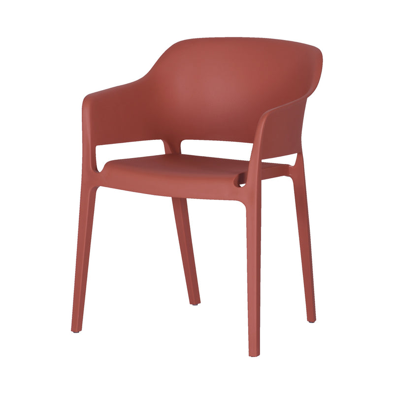 Faro Outdoor Dining Chair Desert Red-M2