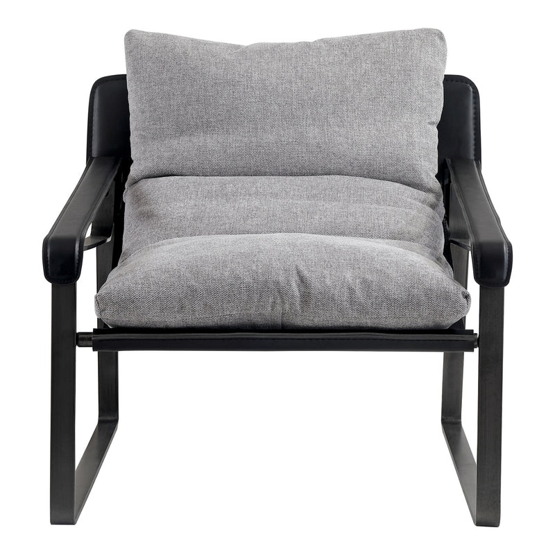 Connor Fabric Club Chair Snowfolds Grey