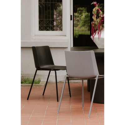 Silla Outdoor Dining Chair Black-M2