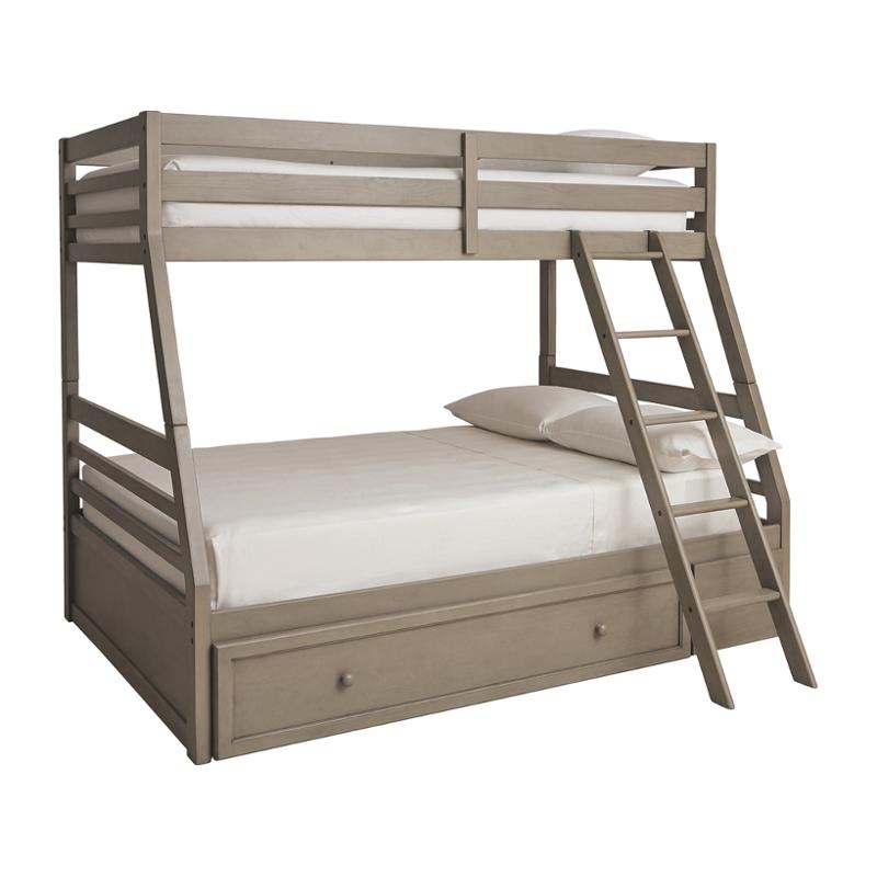 Lettner Twin/Full Bunk Bed with storage (4803280666720)
