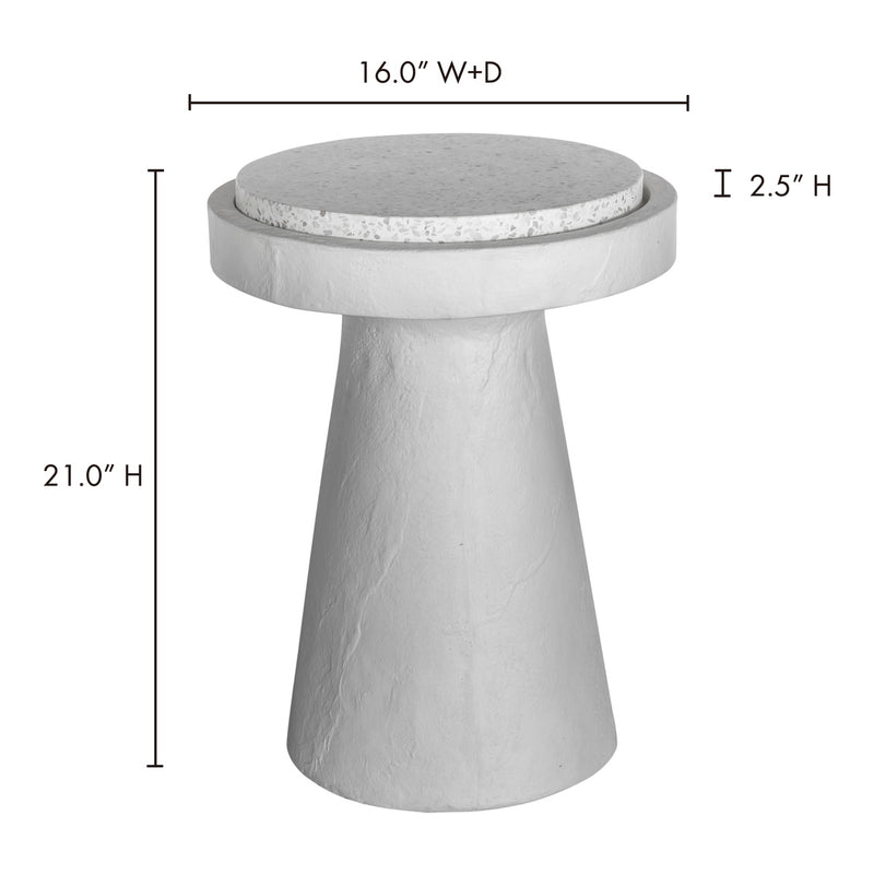 Book Accent Table White