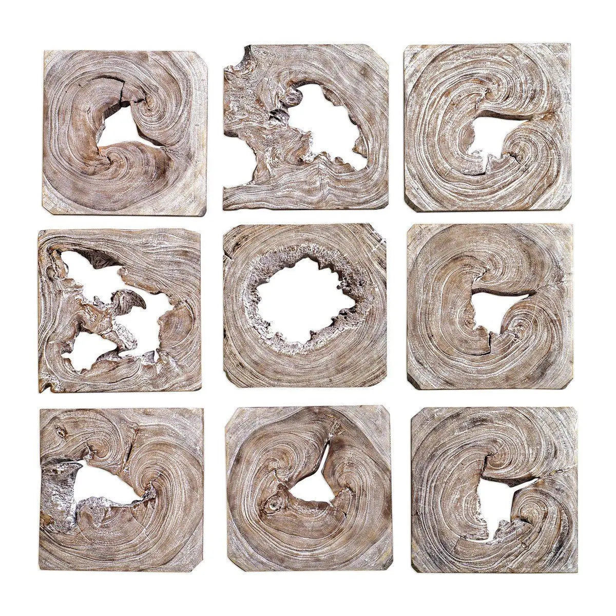 Bahati Wood Wall Art, S/9 Wall Decors| Uttermost