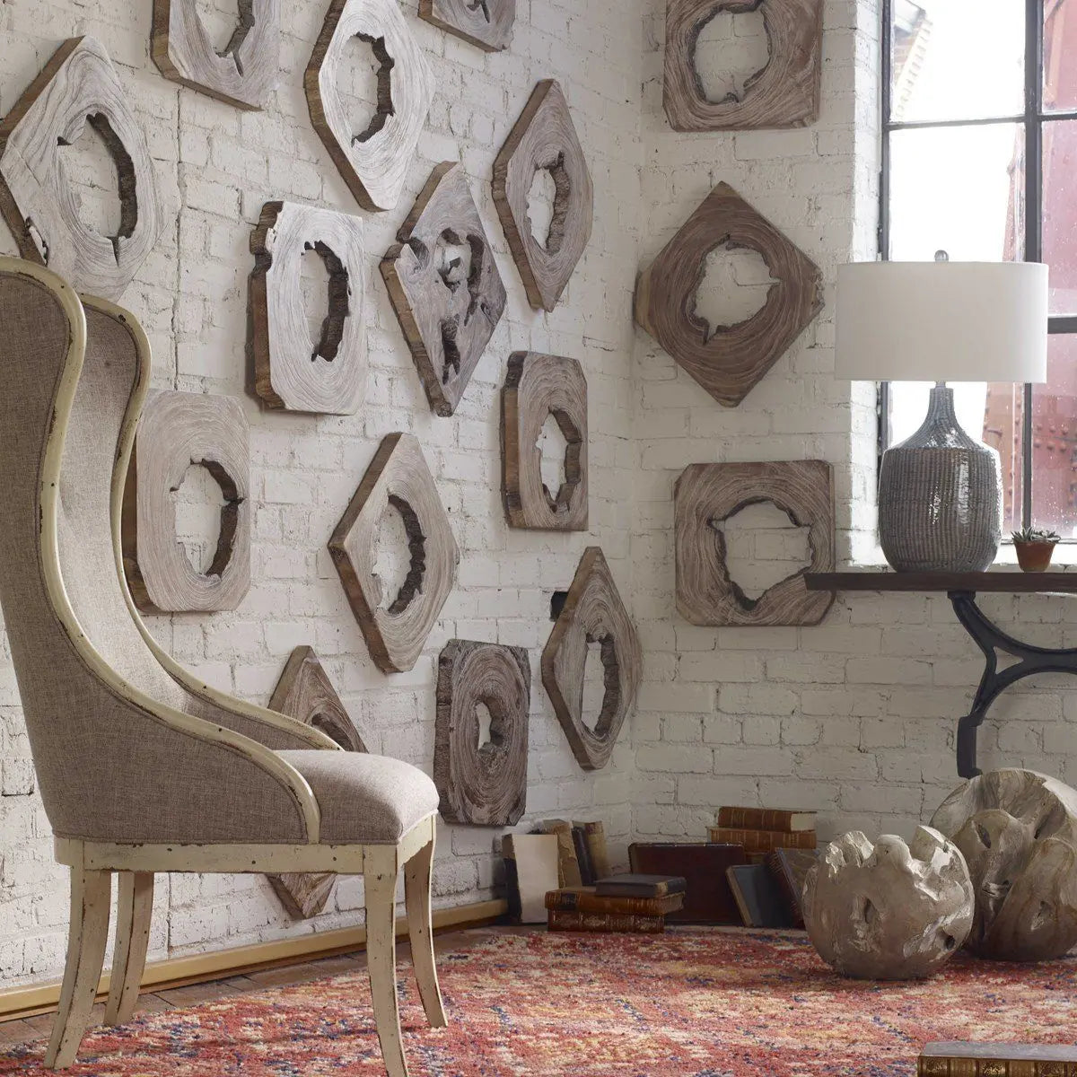 Bahati Wood Wall Art, S/9 Wall Decors| Uttermost