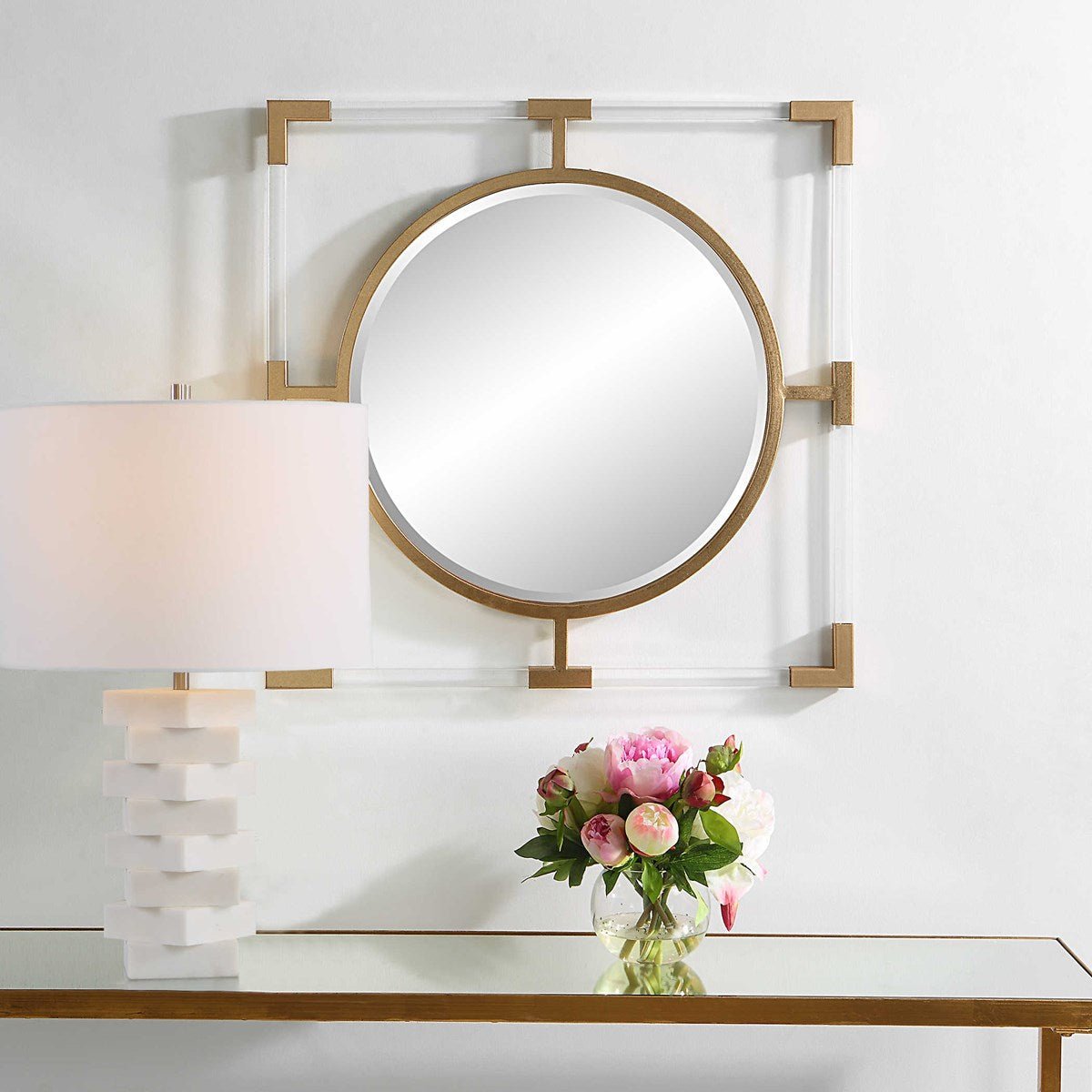 Balkan Small Mirror, Gold Mirrors| Uttermost