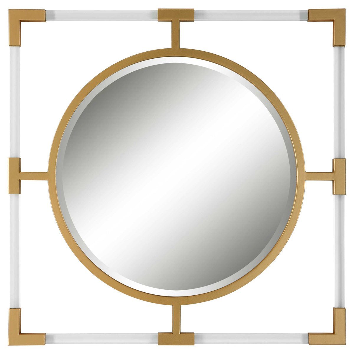 Balkan Small Mirror, Gold Mirrors| Uttermost