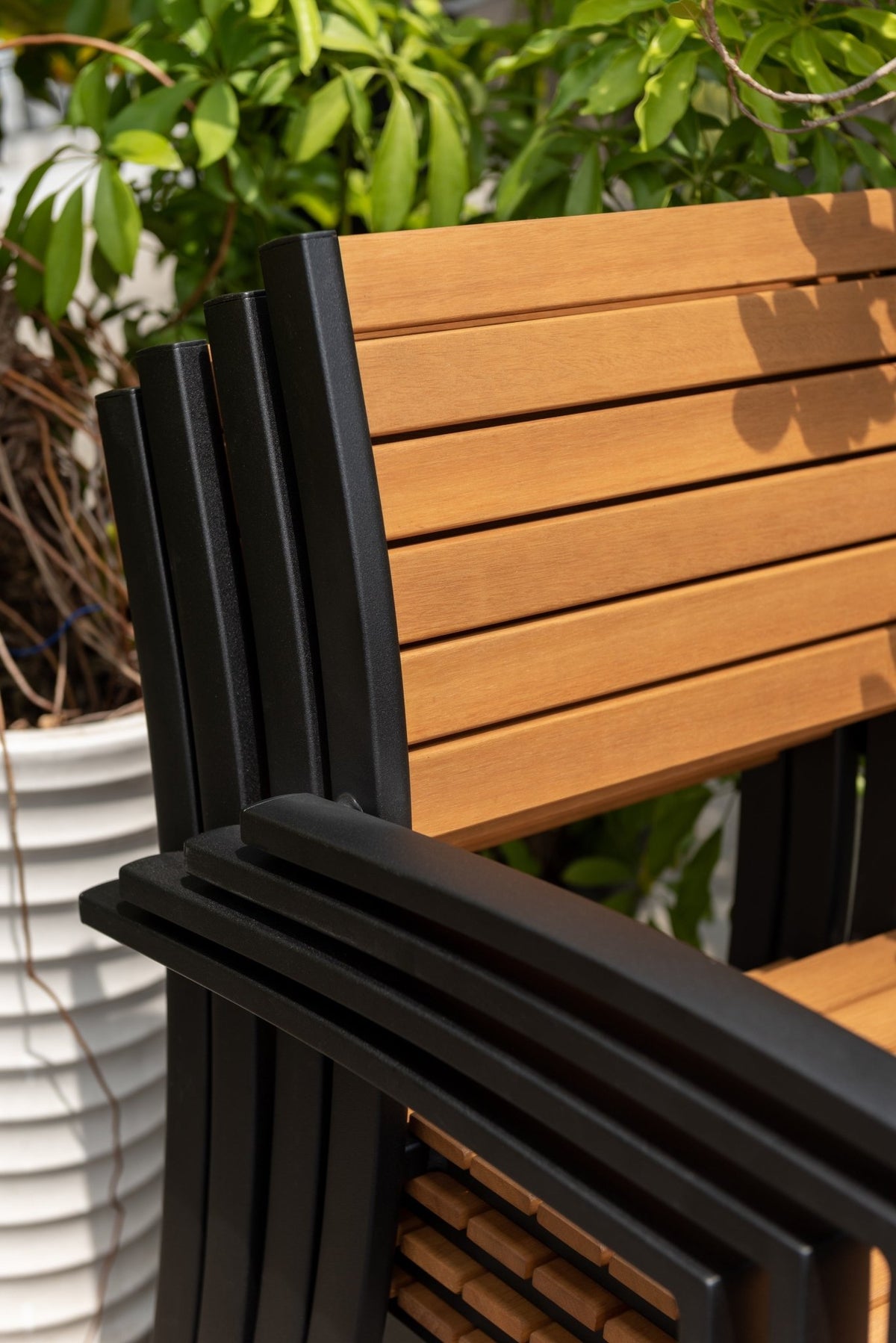 Barcelona Charcoal Chair Outdoor Chairs| Compact Outdoor Living