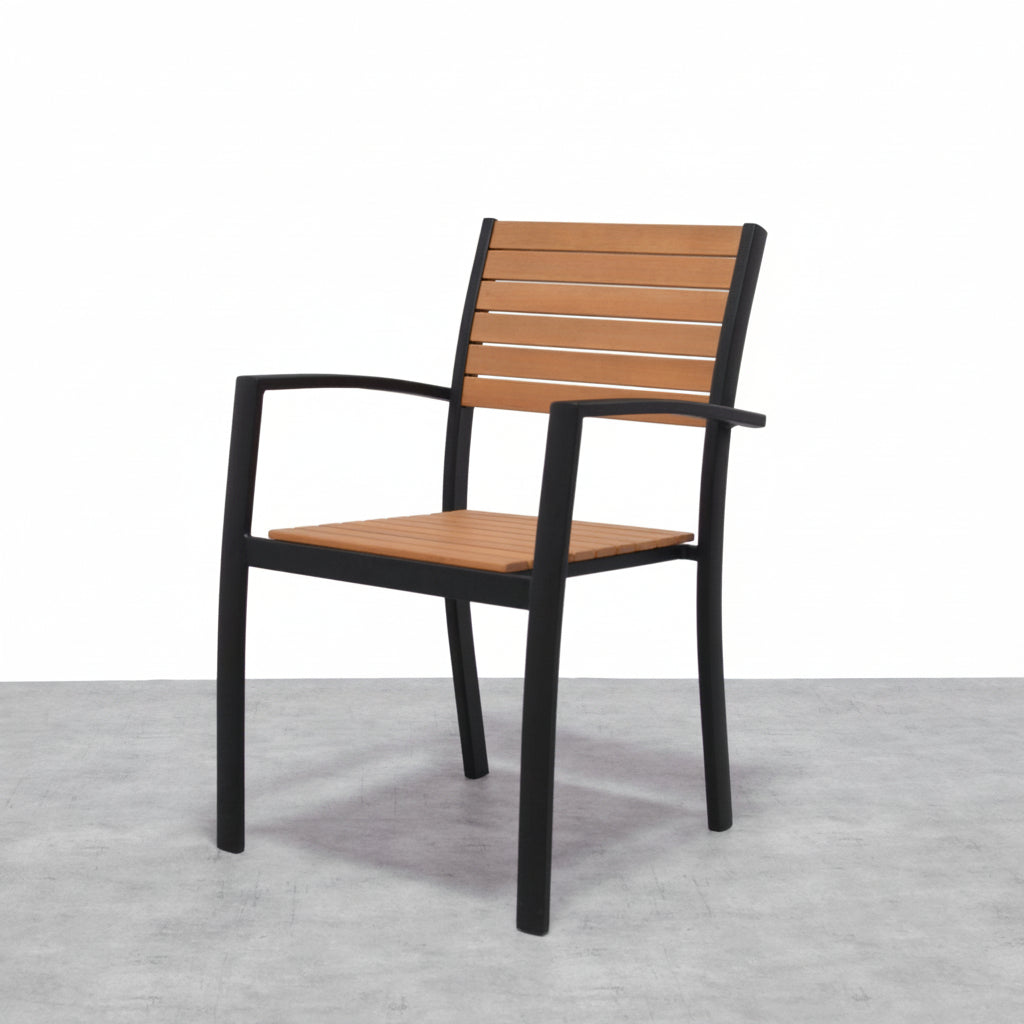 Barcelona Charcoal Chair Outdoor Chairs| Compact Outdoor Living