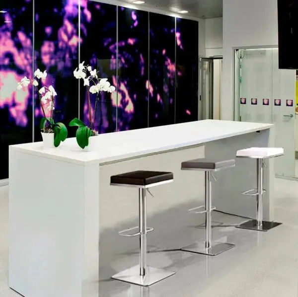 Bari Grey Steel Adjustable Barstool Counter Stools| TOV