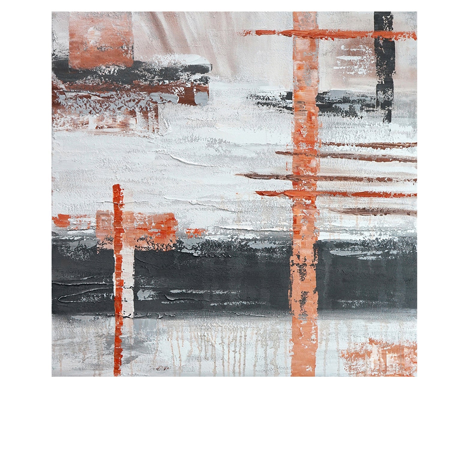 Barn Red Hand Painted Canvas Wall Art| Crestview