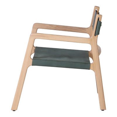 Kolding Chair Seagrass Green Leather