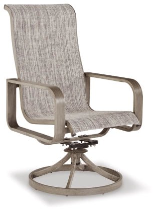 Beach Front Sling Swivel Chair (Set of 2) Outdoor Chairs| Ashley Homestore